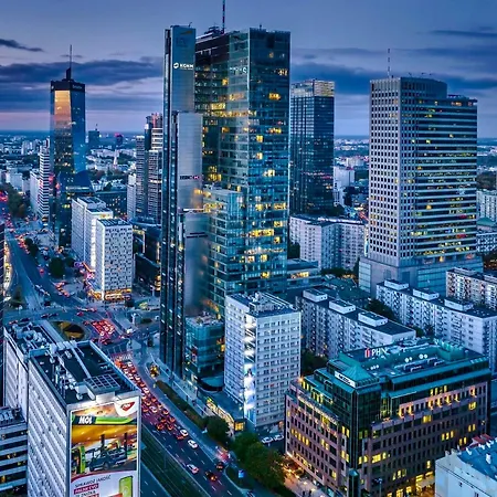 Appartement Super Yellow 2x Metro Fast Wifi 1 Gbs Netflix Panorama Miasta Varsovie