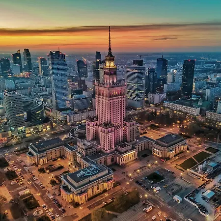 Super Yellow 2x Metro Fast Wifi 1 Gbs Netflix Panorama Miasta Apartamento