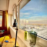 Apartamento Super Yellow 2x Metro Fast Wifi 1 Gbs Netflix Panorama Miasta Varsóvia