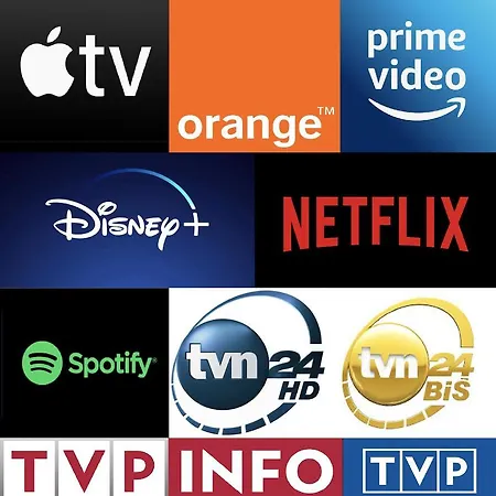 Super Yellow 2x Metro Fast Wifi 1 Gbs Netflix Panorama Miasta Appartement